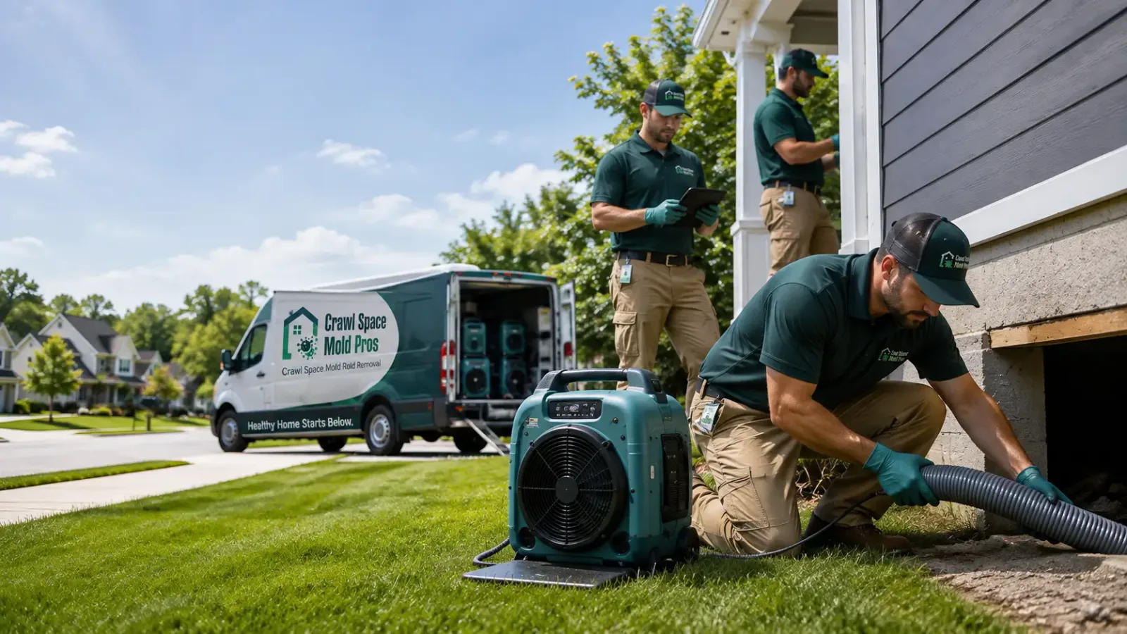 Crawl Space Mold Removal in Badger, IA